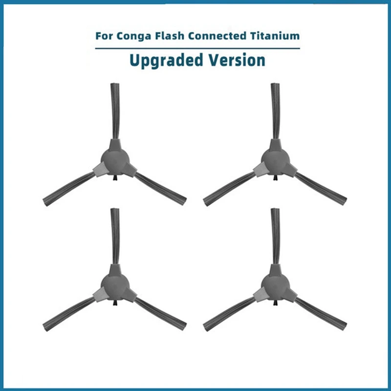 Акция! Запасные аксессуары для Cecotec Conga Flash Connected Titanium, боковая щетка, Hepa фильтр, Швабра, тряпка