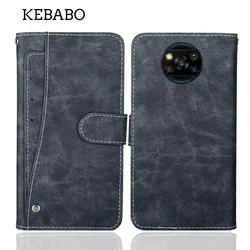 Leather Wallet For Xiaomi Poco X3 Pro Case 6.67