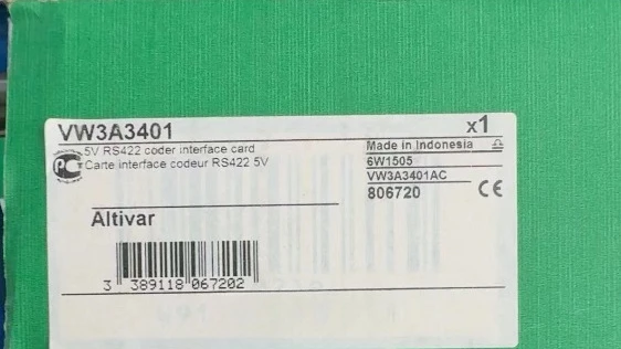 

Совершенно новая интерфейсная карта-энкодер Vw3a3401 5V RS 422, оригинальная, быстрая доставка