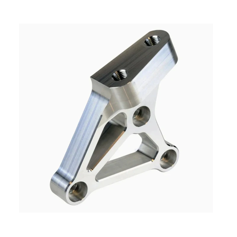 Custom Precision Machined Billet 6061-T6 Aluminum Front Post Mount Bracket Engine Bracket