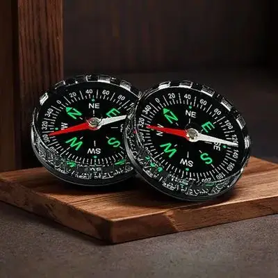 

Outdoor Children Compass Plastic Waterproof Portable Navigation Tool For Hiking Camping Fishing Survival