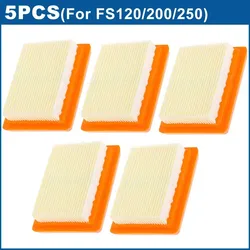 5PCS/lot Air Filter Fit for Stihl Carburetor FS120 FS200 FS250 FS300 FS350 FS400 FS450 Trimmer Chainsaw
