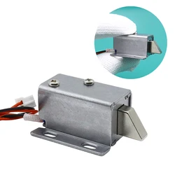 Small electronic bolt lock DC12v24v electromagnetic lock electric lock door lock electronic access lock solenoid electric lock