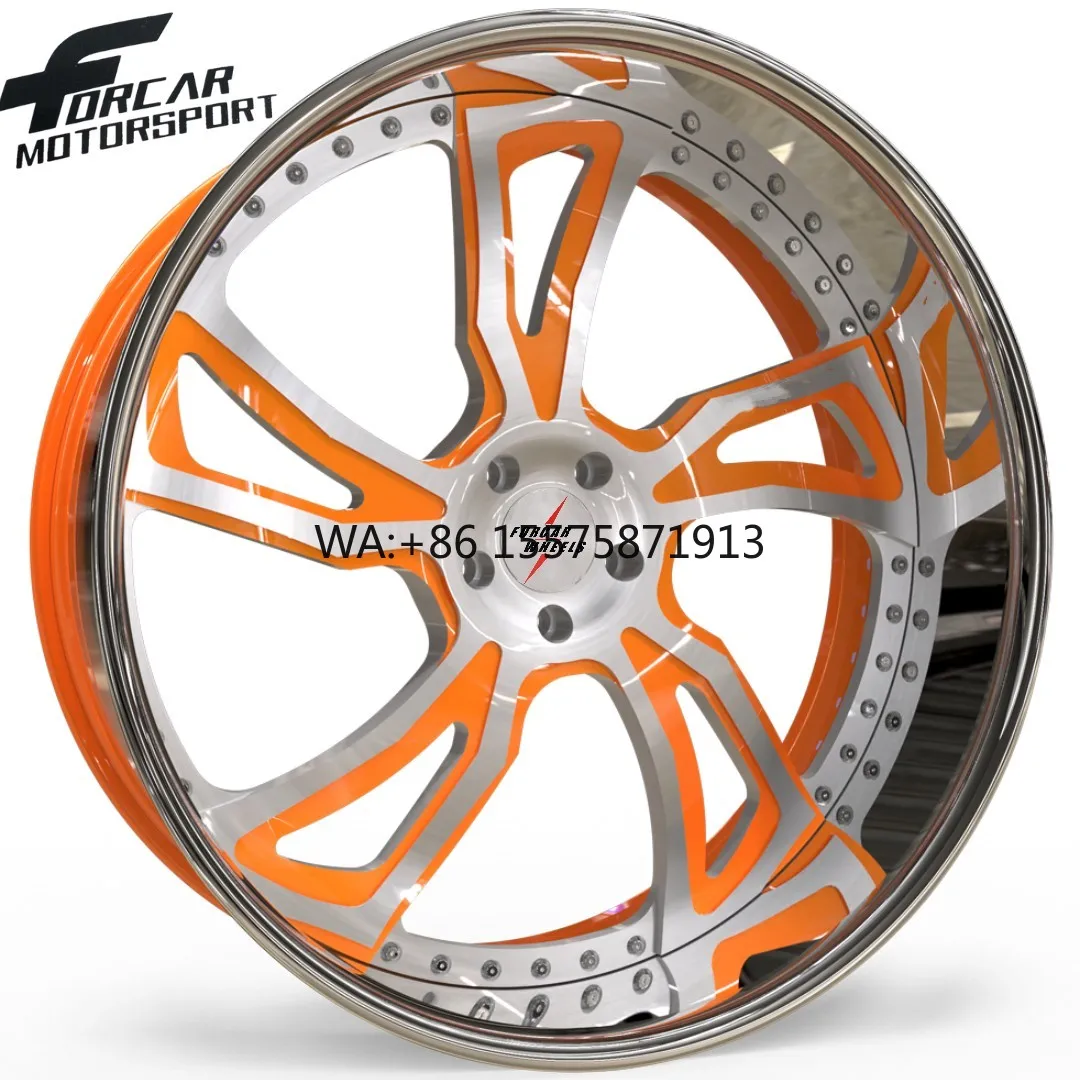 

Двухсоставные кованые алюминиевые диски для автомобилей, изготовленные на заказ в Китае, для личного использования