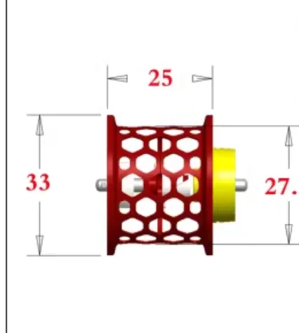 DIY(non original) microcast fishing reel spool for Alphas/ 2015 Alphas SV