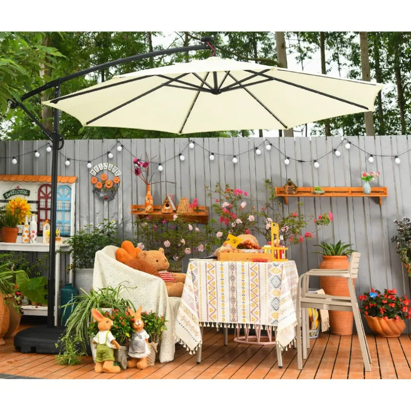Yuanmao Outdoor Parasol Garden Banana Umbrella Solar Umbrella Villa Leisure Small