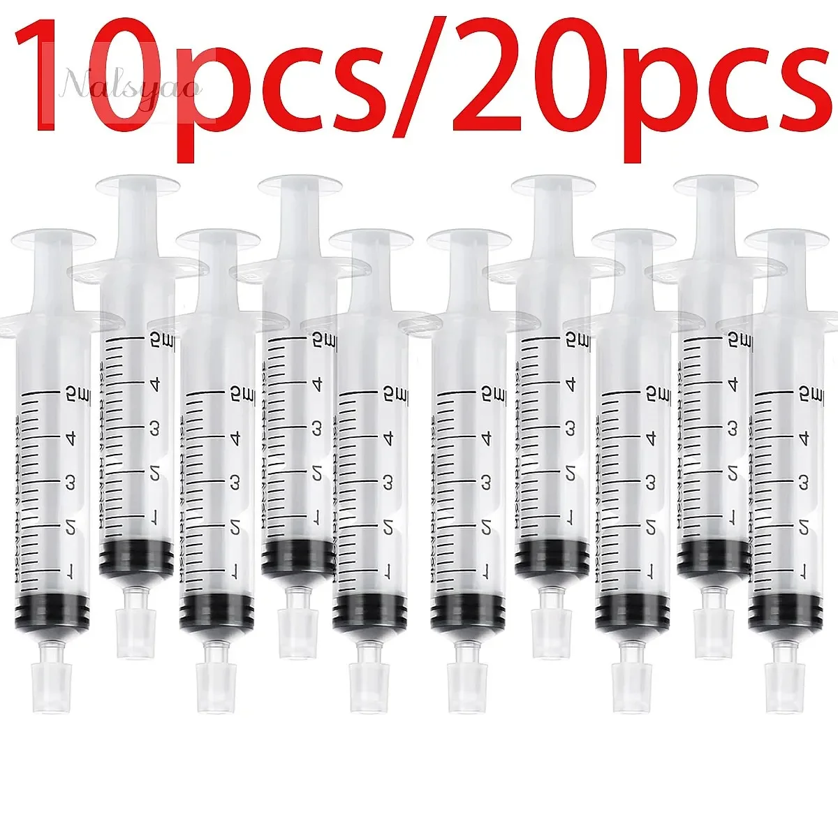 10/20個入り 5ml プラスチック製シリンジ 香水ディスペンサー 詰め替え用 化粧品 定量分配 詰め替えボトル 1