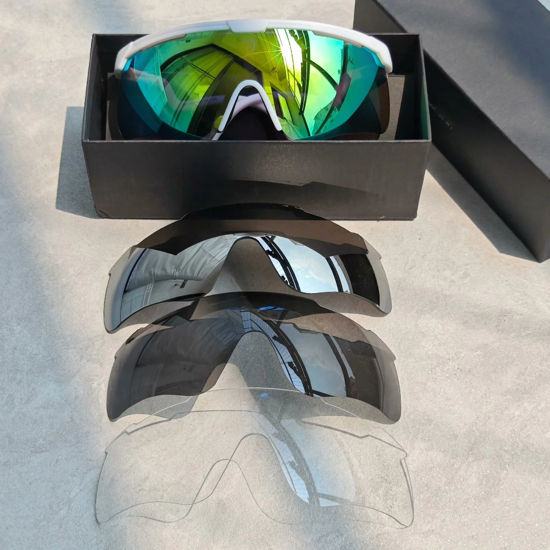

Spring/Summer Outdoor Sports Cycling Glasses Road & Mountain Bike Cycling Glasses Short Track Speed ​​Skating Goggles Gift