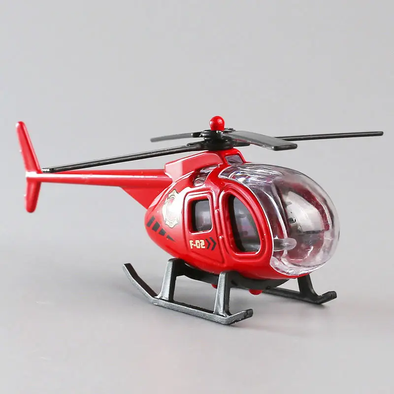 

Mini Q version alloy helicopter airplane model children's metal ornaments boy baby gunship helicopter gift