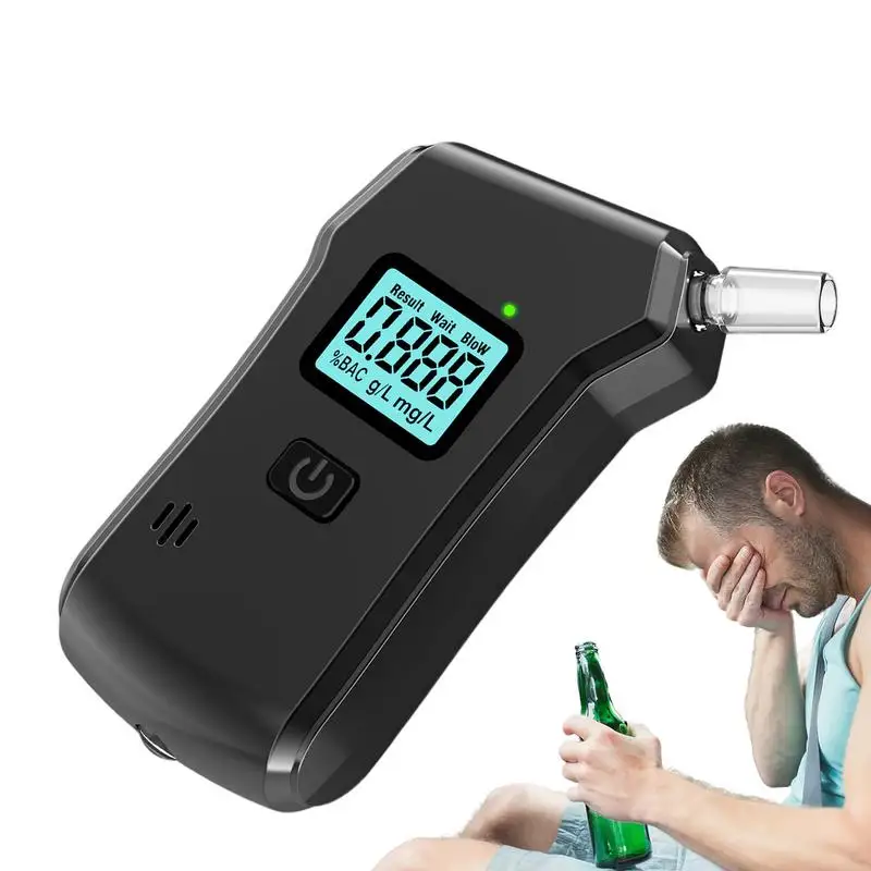 

Small Breathalyzer Business Alcohol Tester High-Accuracy Alcohol Tester For Personal And Professional Use With Clear Display