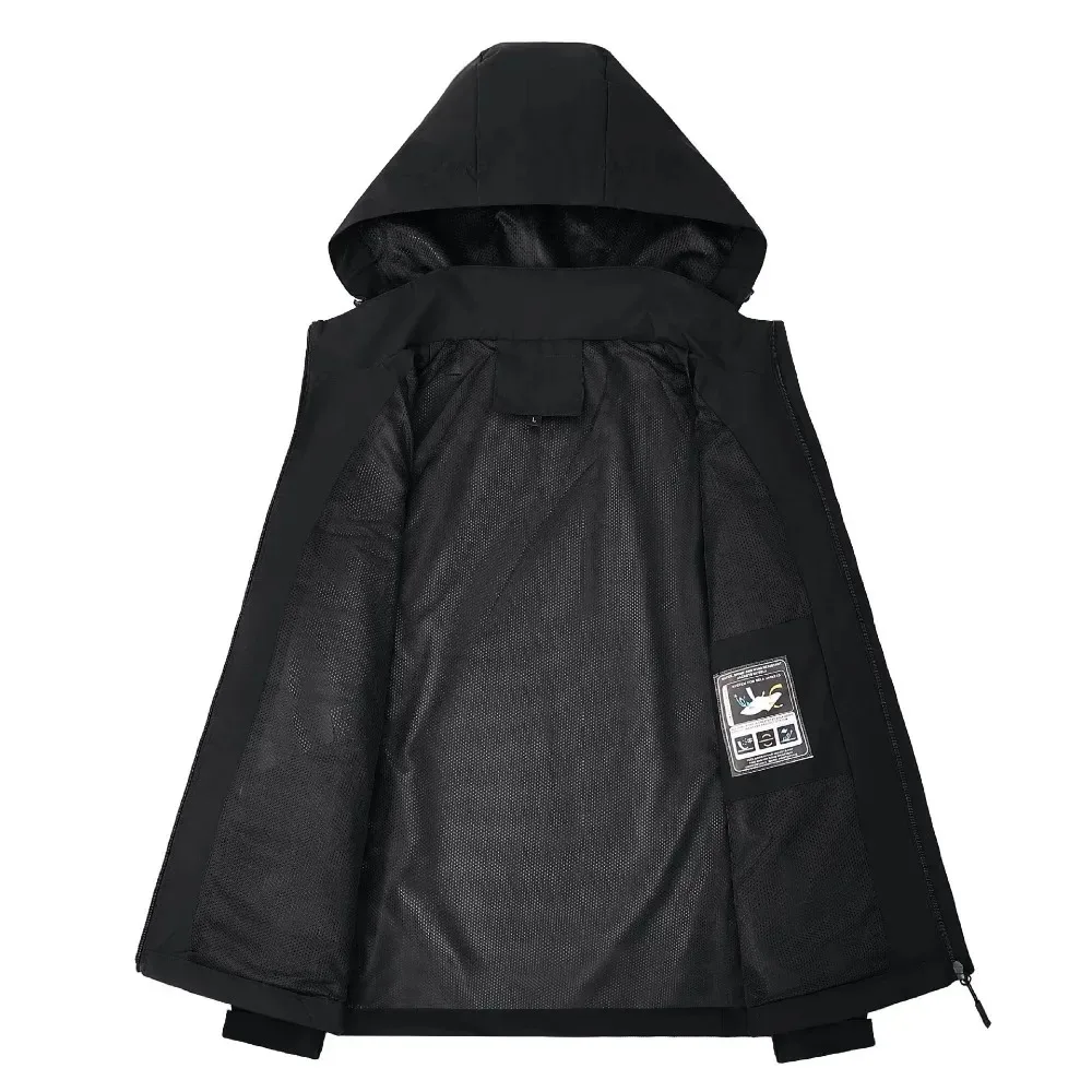 

Men's Waterproof Jacket, Waterproof Lightweight Hooded Outdoor Jacket, Windproof Hiking Jacket, Outdoor Climbing Jackets