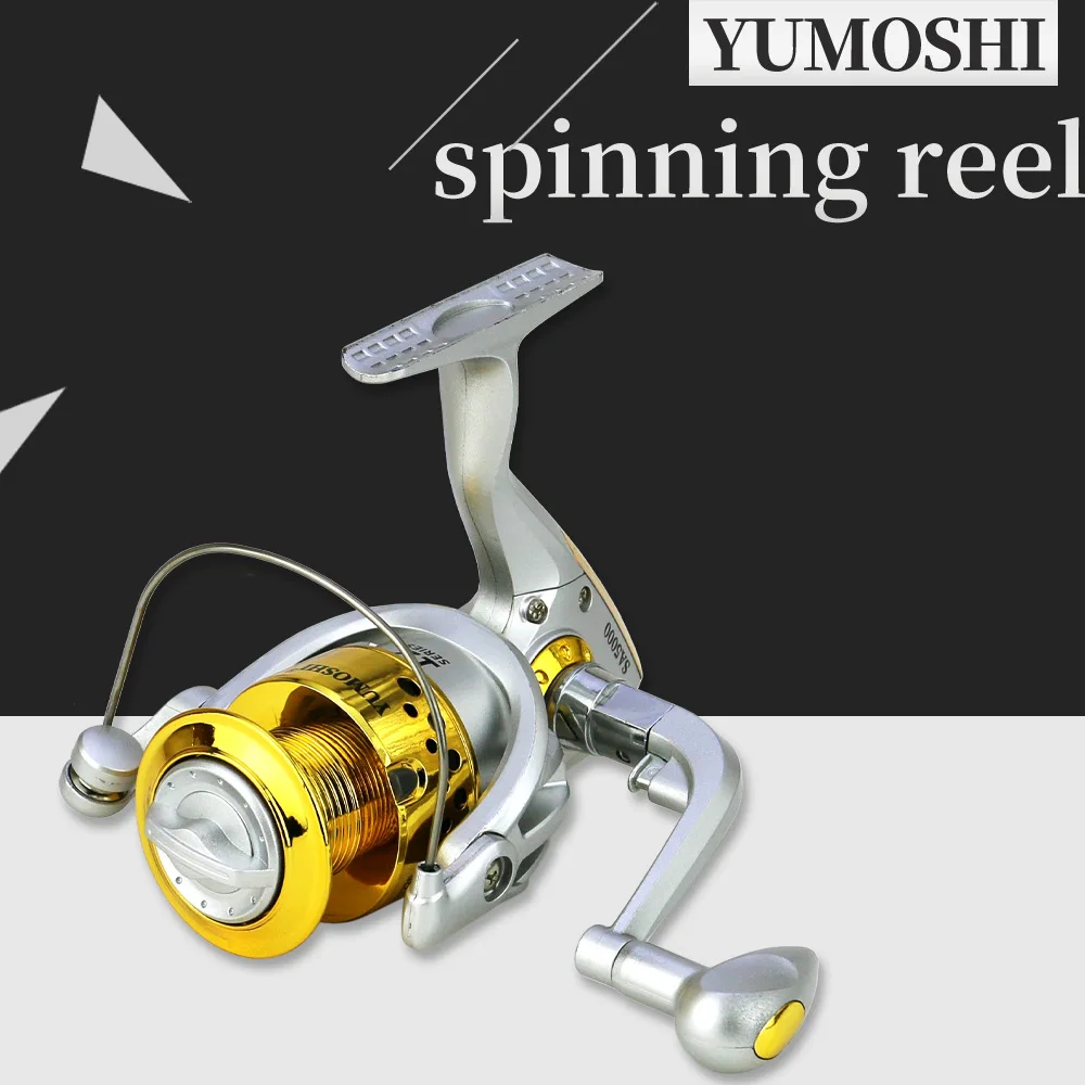 

Fishing Reel With Metal Head Fish Wheel The Plastic Rocker Arms Are Interchangeable Sea Pole Wheel Fishing Gear Y354