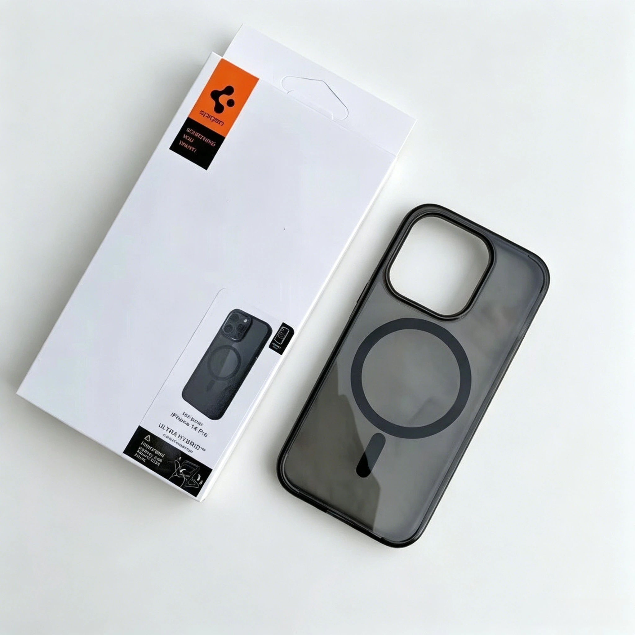 Spigen dla Iphone16/15/14/13/12 Magnetyczne etui na telefon Przezroczyste etui ochronne zapobiegające upadkom Magsafe Magnetic Suction — zdjęcie produktu 3