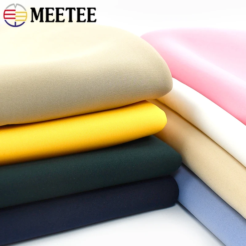 

Meeetee 50cm Thickening Space Cotton Fabric Stretch Spandex Knit Elastic Clothes for Garment Jacket Skirt Sewing DIY Accessories