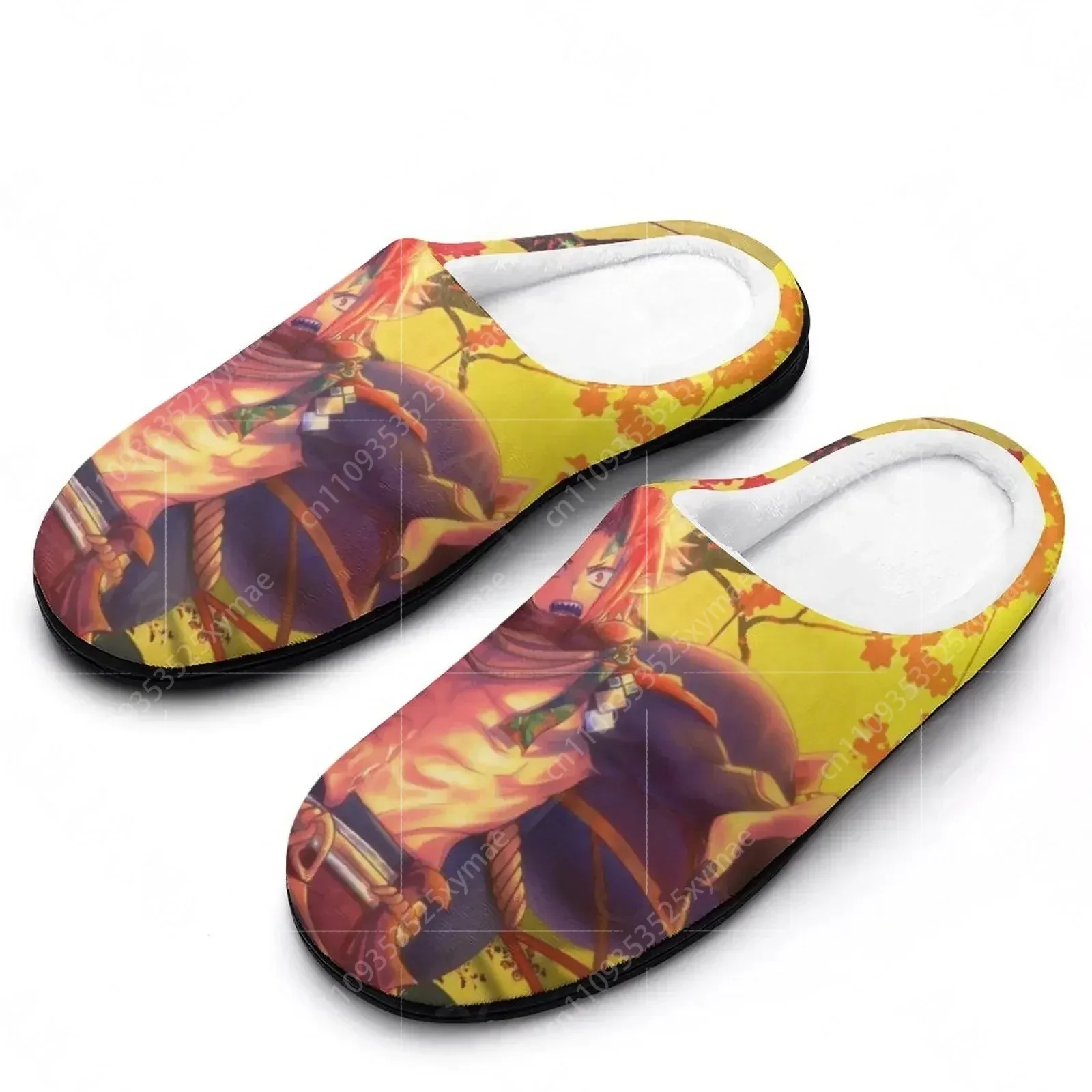 

Kirishima Eijiro 6 Sandals Plush Casual Keep Warm Shoes Thermal Mens Womens Slipper Bed Moccasin Anime Runner