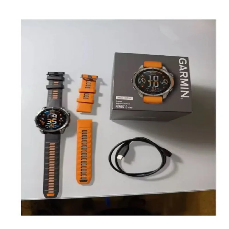 

СОВЕРШЕННО НОВЫЕ умные часы Garmin-Fenix 8 51 мм с солнечной батареей, сапфировым стеклом, премиум-класса Multisport Amoled