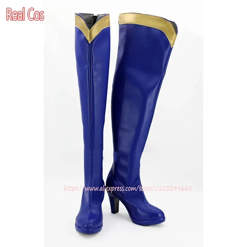 

RealCos KonoSuba God's Blessing on this Wonderful World Aqua Cosplay Shoes Boots Custom