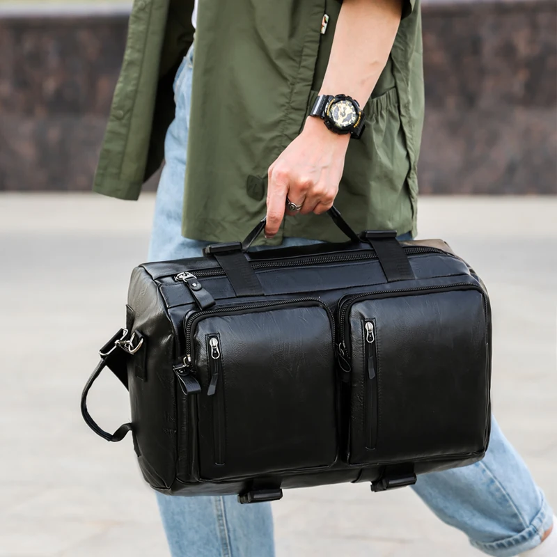 حقيبة ظهر للكمبيوتر المحمول - حزام قابل للتعديل، مقصورة متعددة، متعددة الوظائف، حقيبة ظهر، سعة كبيرة