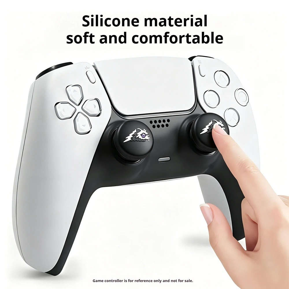 Thumb Grip Cap Cover Moonlight Panda for PS4 PS5 Playstation 5 Xbox Series XS Switch 2 Pro Game Joystick Controller Accessories