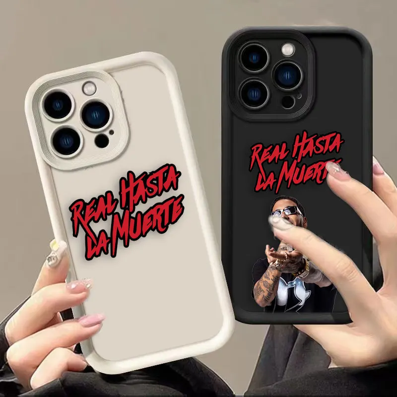 A-Anuel AA Real Hasta La Muerte Phone Case For IPHONE APPLE 17 AIR 16 16E 11 12 13 14 15 8 7 SE X XS XR Plus Pro Max Cover Case