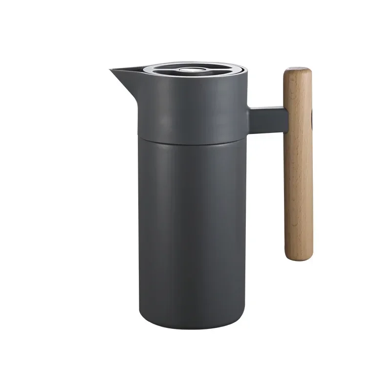 stainless steel thermos double vacuum hot water kettle European home hotel coffee cold water kettle gift customization