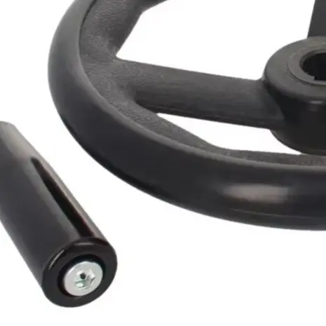 

D125/200/100/160mm 3 Spoke Hand Wheel With Revolving Handles For Milling Machine Lathe Milling Handwheels For Lathes Grinders