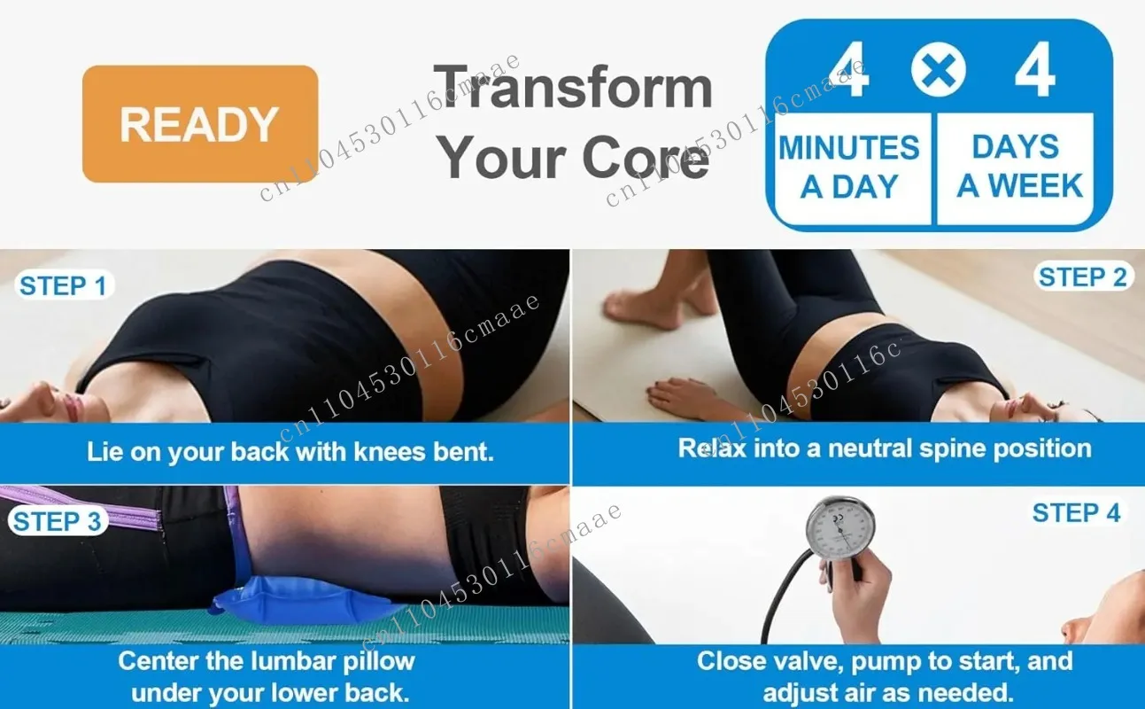 Bio‑Pressure Feedback Stabilizer Medical Rubber Device Stabilize  Prevent Back Pain for Daily Rehabilitation Posture Exercise