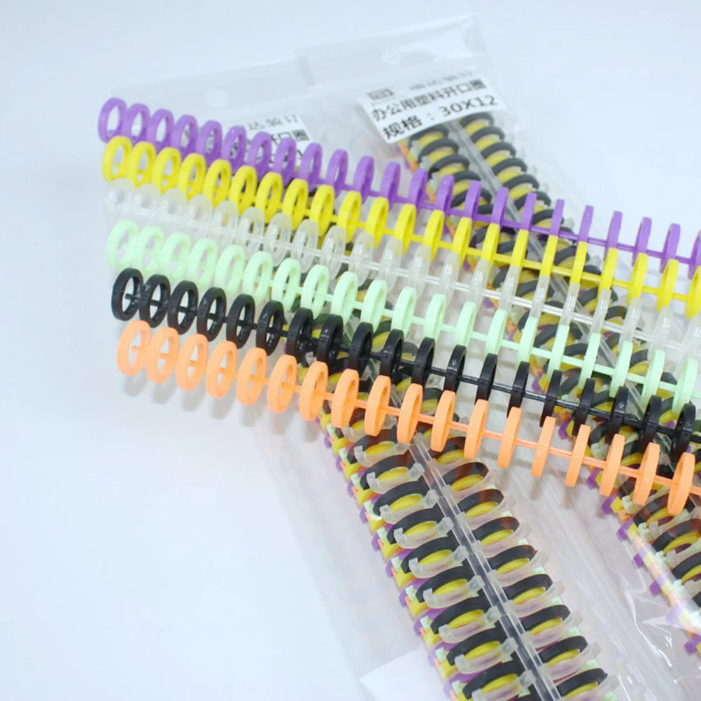 

5Pcs 12Mm 30-Hole Cuttable Book Hinge Heavy Duty Hinge Strip for Custom Notebook Binding DIY Stationery