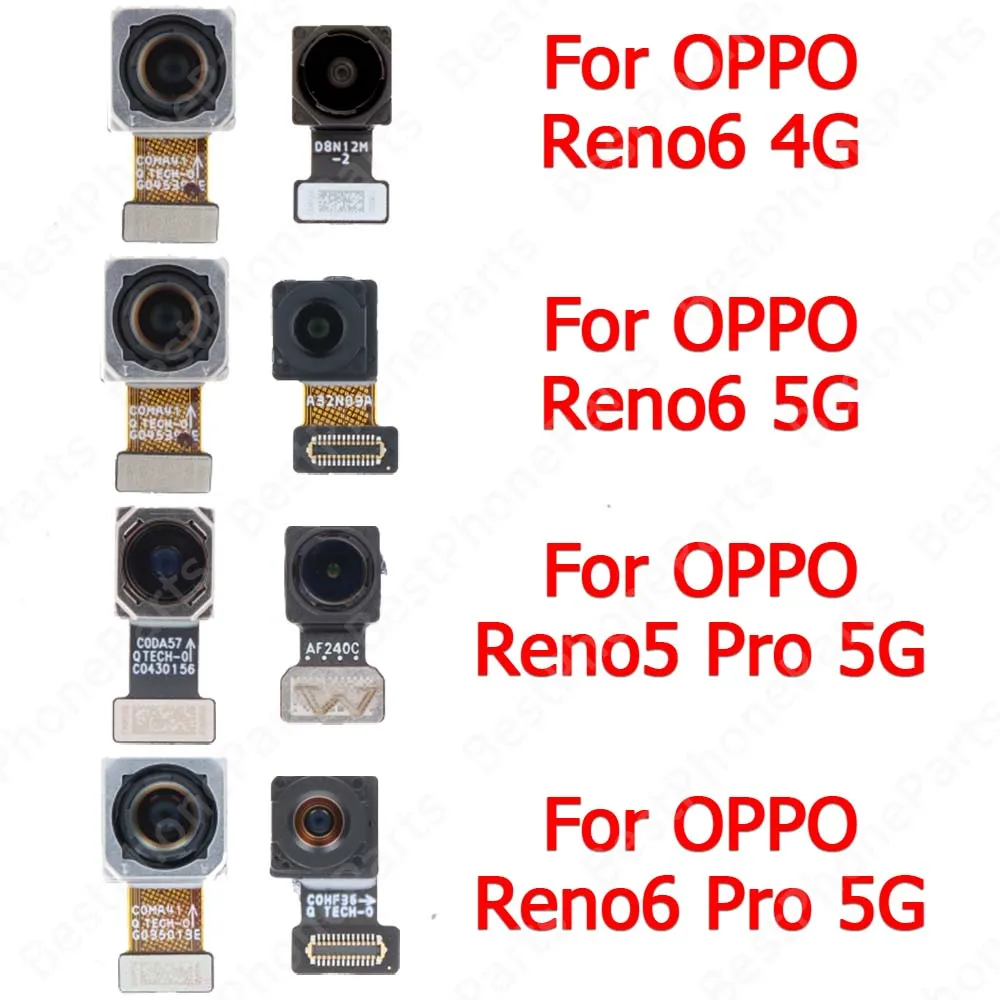 

Selfie Rear Camera Module For OPPO Reno5 Reno6 Reno 5 6 Pro 5G Back View Big Front Facing Backside Camera Spare Parts