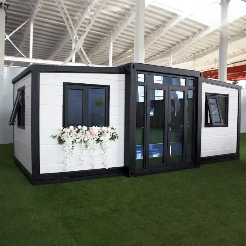 

Tiny House Prefabricated Container House Fully Equipped Double-Wing Expandable Mobile House Tiny Homes Insulated and Thermal