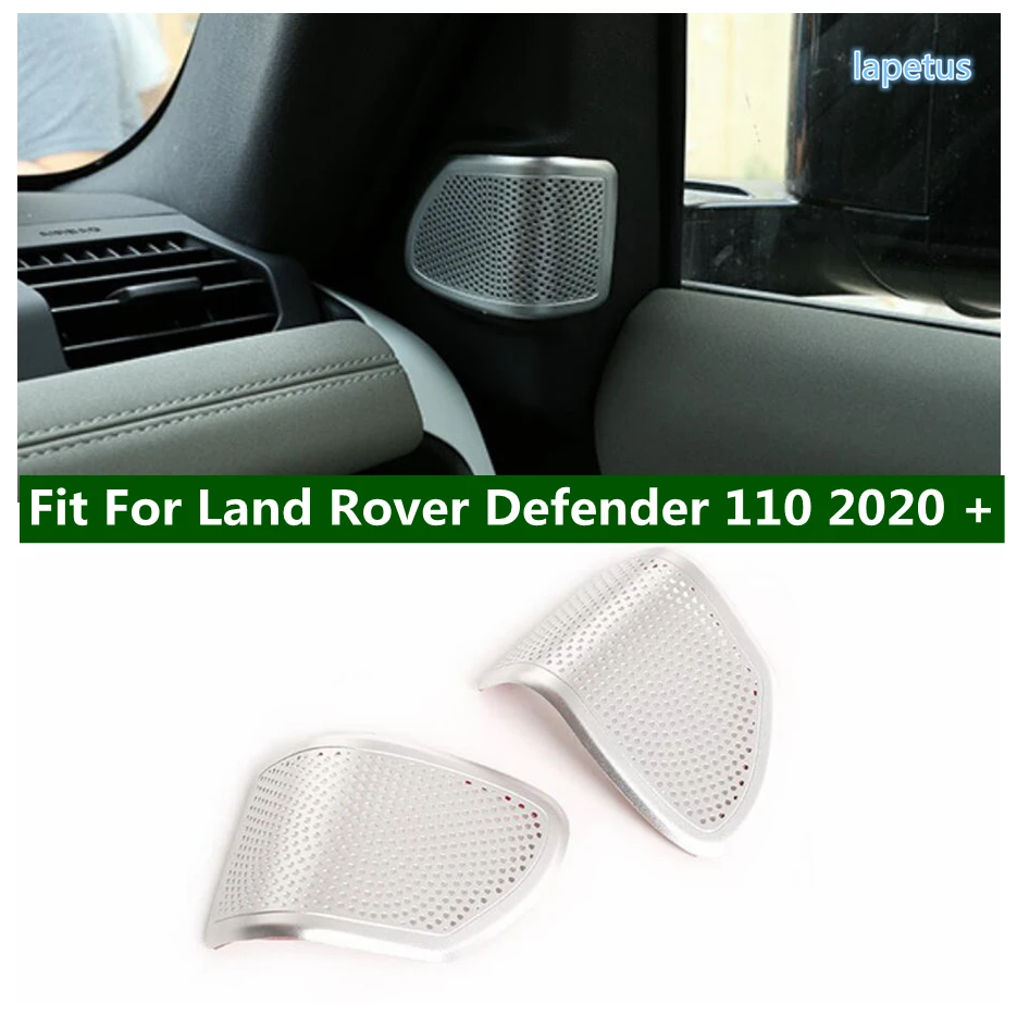 

Car Audio Speaker Loudspeaker Cover Trim 2PCS Fit For Land Rover Defender 110 2020 - 2023 Interior Refit Kit Accessories