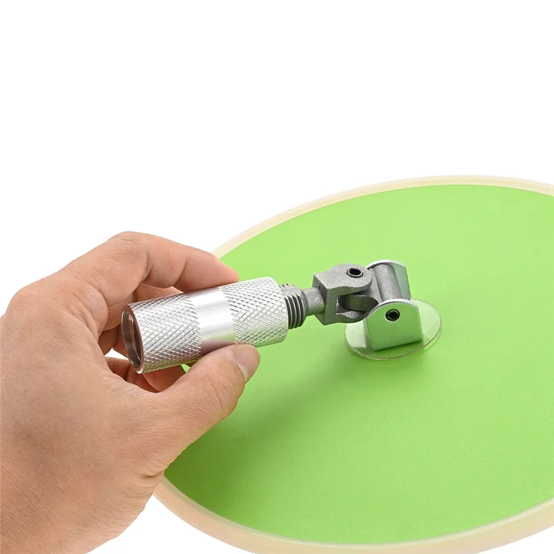 ABAH-Drywall Pole Sander 9" Aluminum Alloy Hook And Loop Replacement For Painting Prep Wall Polishing Radial Round Sanding Tool