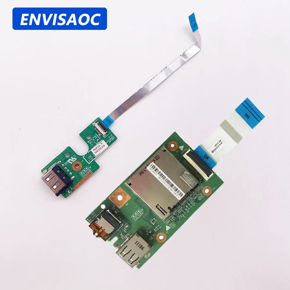 

For Lenovo IdeaPad B590 M590 B580 V580C V580 laptop Card reader audio headset USB Jack board 48.4TE02.011 48.4TE10.011