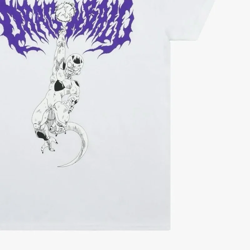 夏メンズ日本アニメドラゴンボールフリーザグラフィック Tシャツ特大綿 100% 衣類 Y2K スポーツウェアヴィンテージトップス Tシャツ