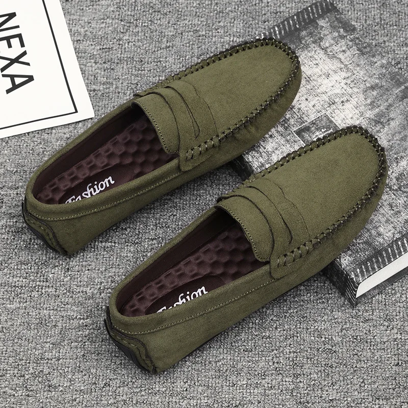 

Trend Men Casual Shoes Breathable Comfort Slip-on Mens Driving Shoes Luxury Brand Men Loafers Mens Lazy Boat Shoes Moccasins
