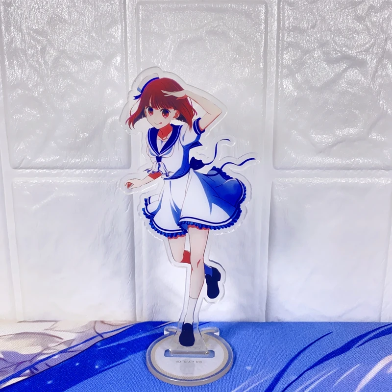 Anime Oshi No Ko Arima Kana Hoshino Ai Aqua Ruby Kurokawa Akane Acrylic Stand Figure Display Cosplay Charm Desktop Model Plate