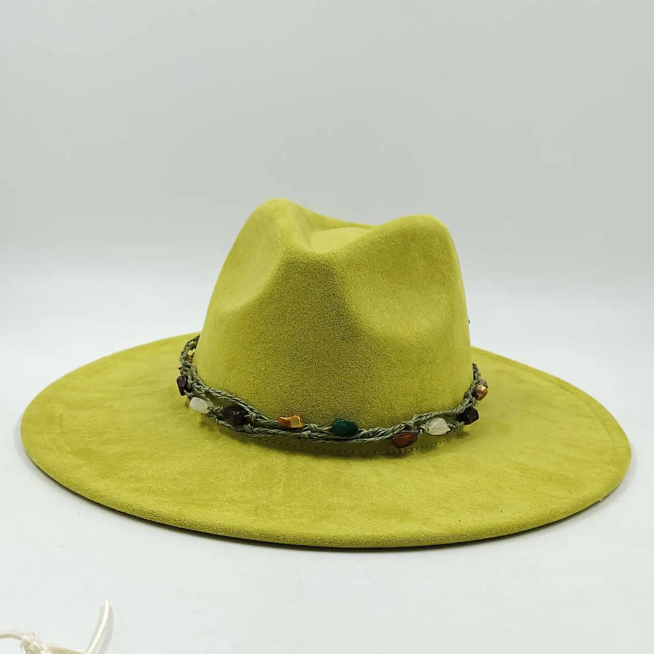 2024 Hat Band Accessories Handmade Beaded Chain Straw Hat Accessories Men Women Hat Band Decorative Soft Hat Fashion Accessories