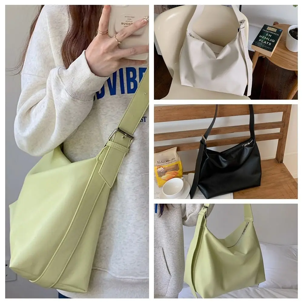

Vintage Square Boston Crossbody Bag Y2k Large Capacity Leather Shoulder Bag Solid Color Hobo Women Handbag Ladies