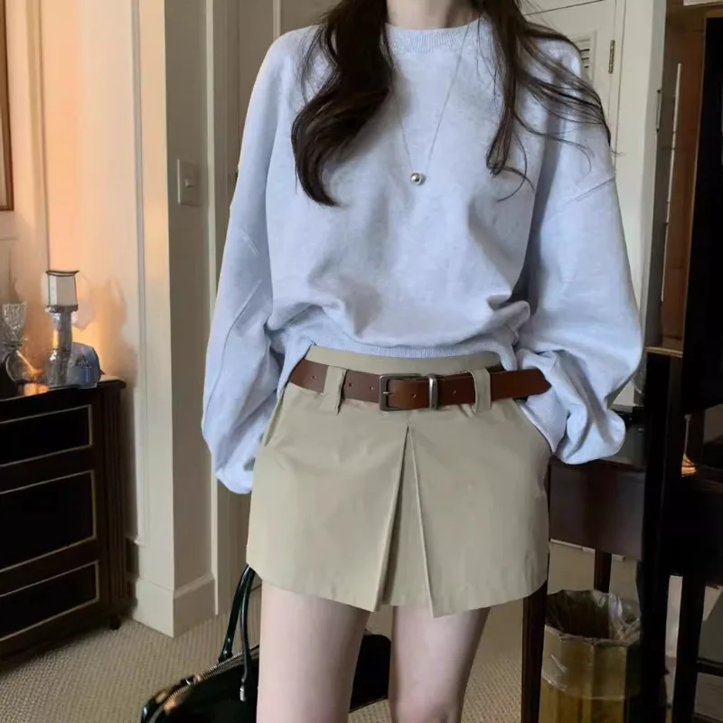 

Korean fashion women's short culottes design shorts