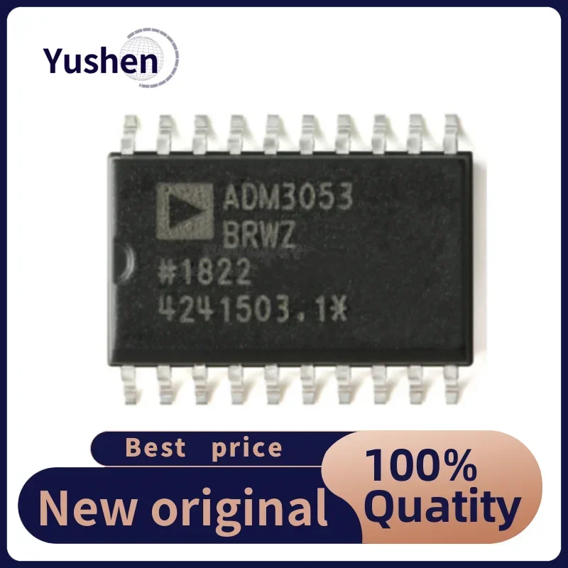 ADM3053BRWZ-REEL7 SOIC-20 Isolated  CANT  Ransceiver Chip Original Genuine  Electronic