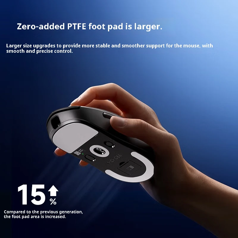 MCHOSE A5 V3 Wireless Gaming Mouse Pixart3395 Sensor 56g Lightweight TOPSPEED Low Latency Connection 2.4G 8kHz Polling Rate