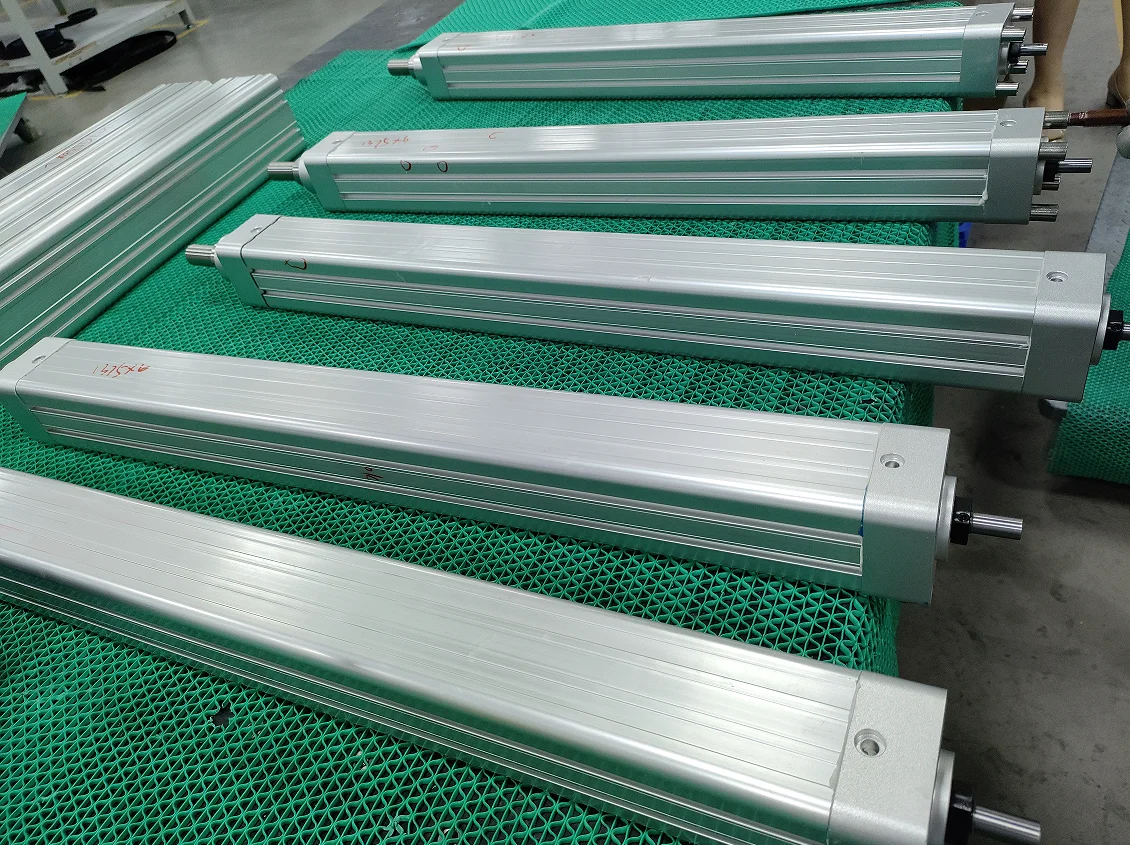 Pneumatic Lift Cylinder High Thrust Long Stroke Linear Actuator Telescopic Motor Gear Aluminum Alloy
