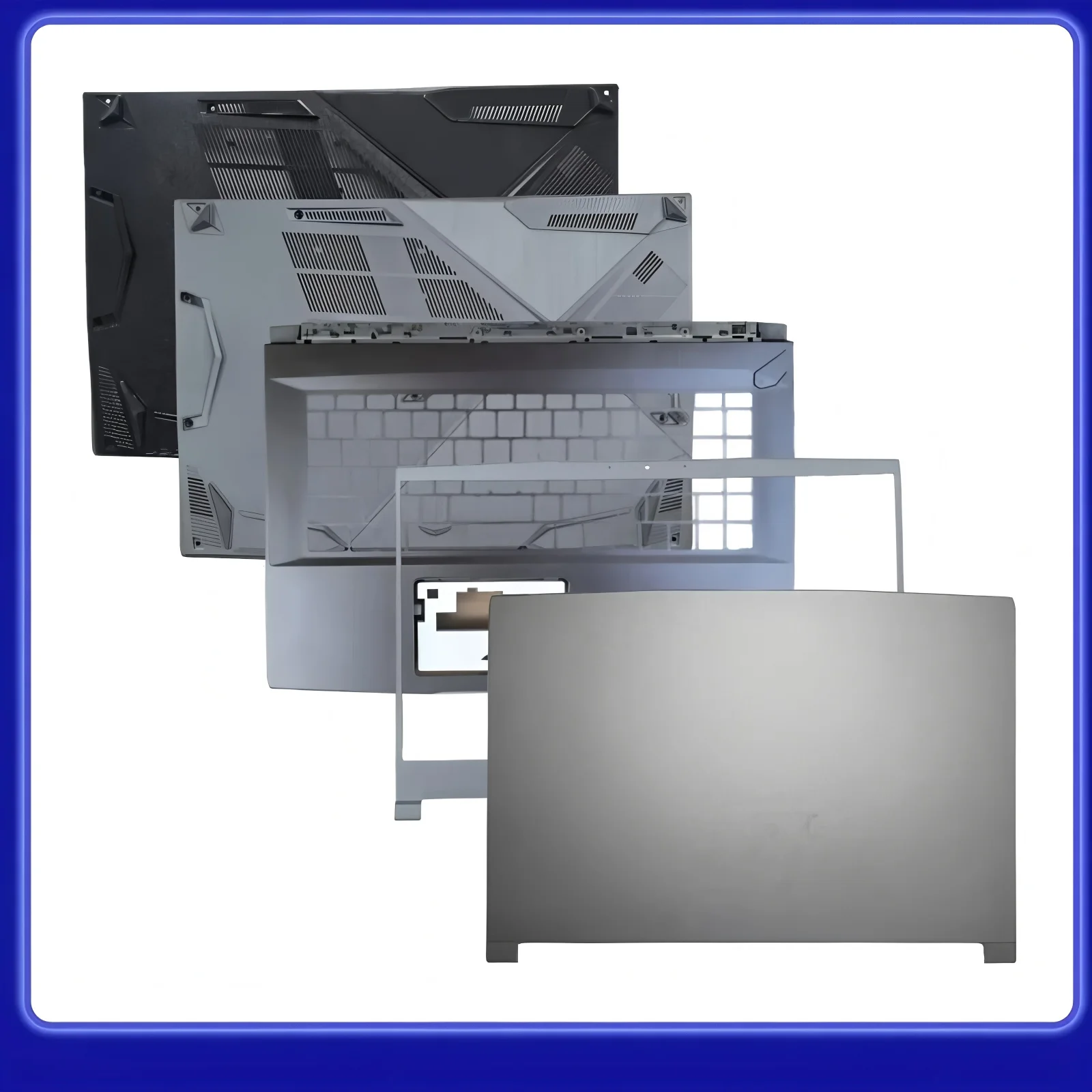 

QMXD® New Star Shadow15 Thin15 MS-16R8 16RK LCD Back Cover/Bezel Cover/Palmrest Cover/Bottom Cover/Laptop Case/ABCD Shell