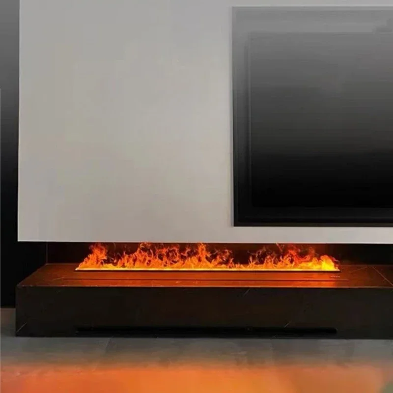 

Embedded electronic fireplace simulation flame humidifier Internet celebrity TV cabinet