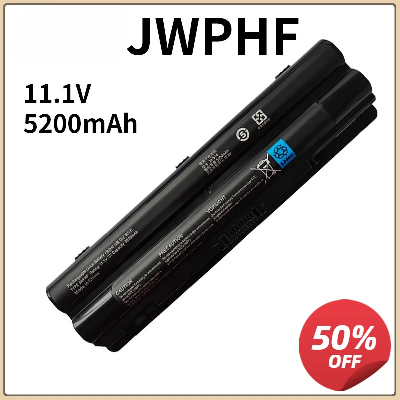 

JWPHF R795X 9 Cells Laptop Battery For DELL XPS 14 15 17 L501X L502X L521X L701X L702X L401X J70W7 WHXY3 THHK 312-1123