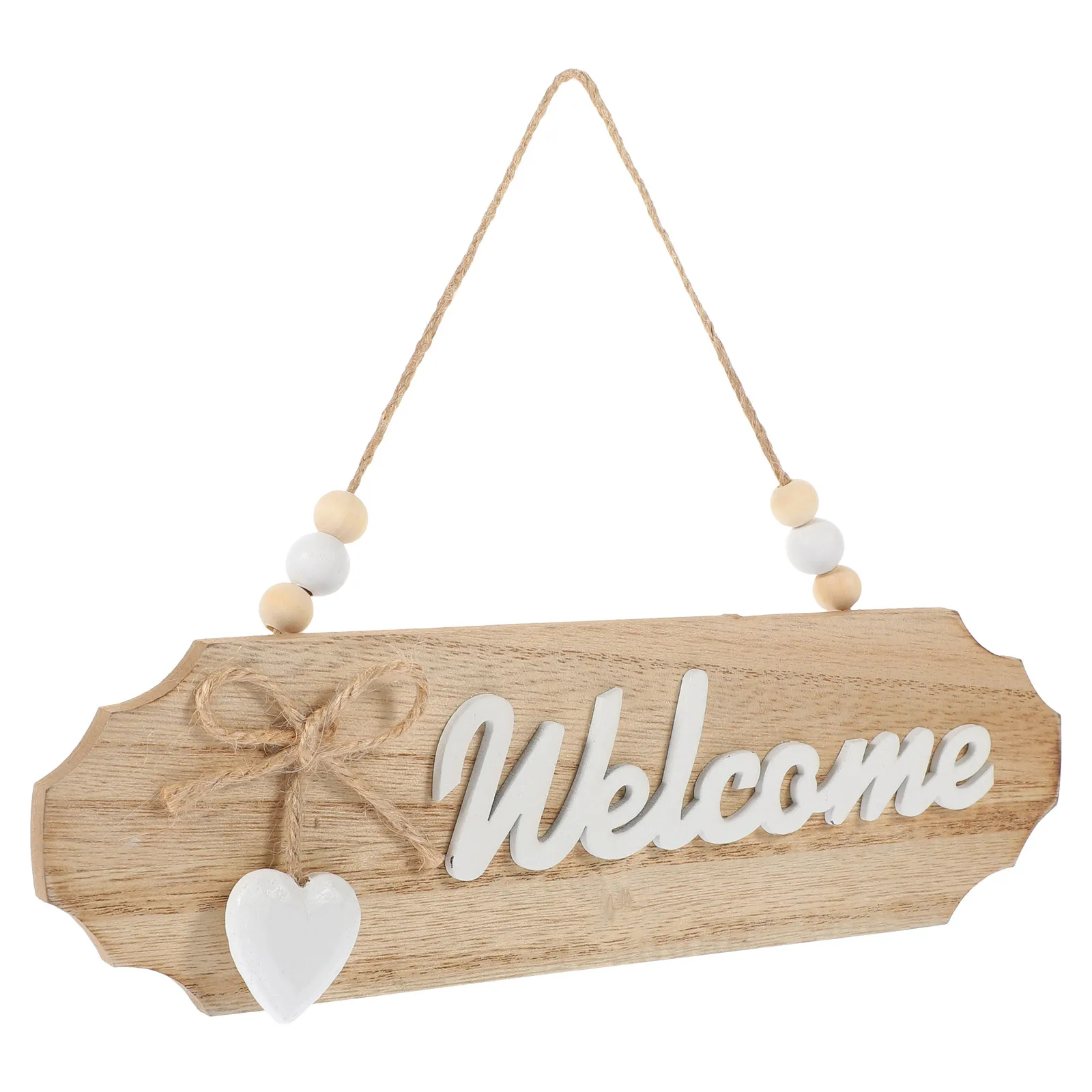 

Wooden Door Sign Hanging Decoration Unique Pattern Smooth Surface Reliable Material Great Workmanship Creative Design Front