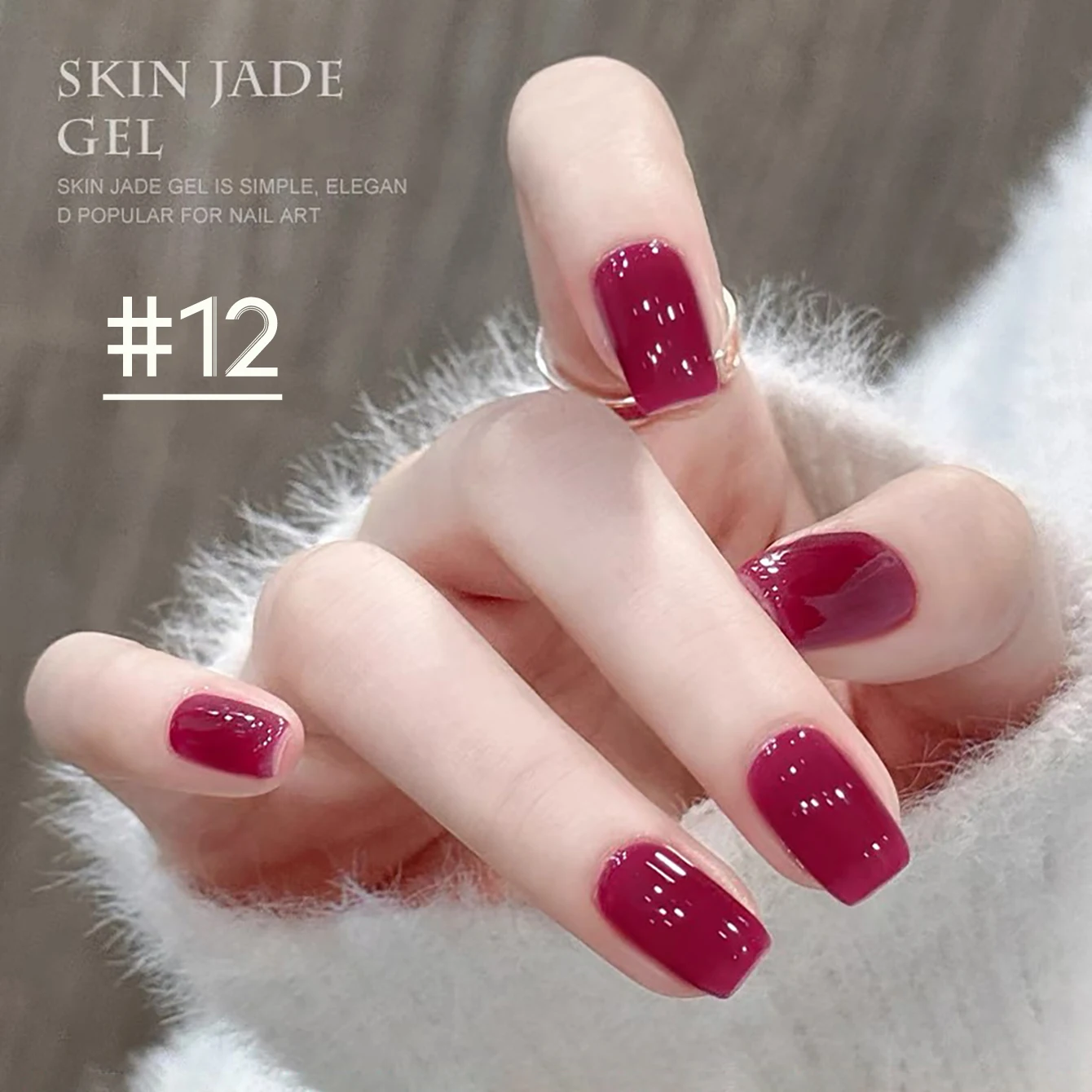 

1pcs WS Jelly Jade Nude Pink Gel Nail Polish Natural Pink Rose RedLED UV Gel Soak Off For Home Salon Nail Art DIY Nail Supplies
