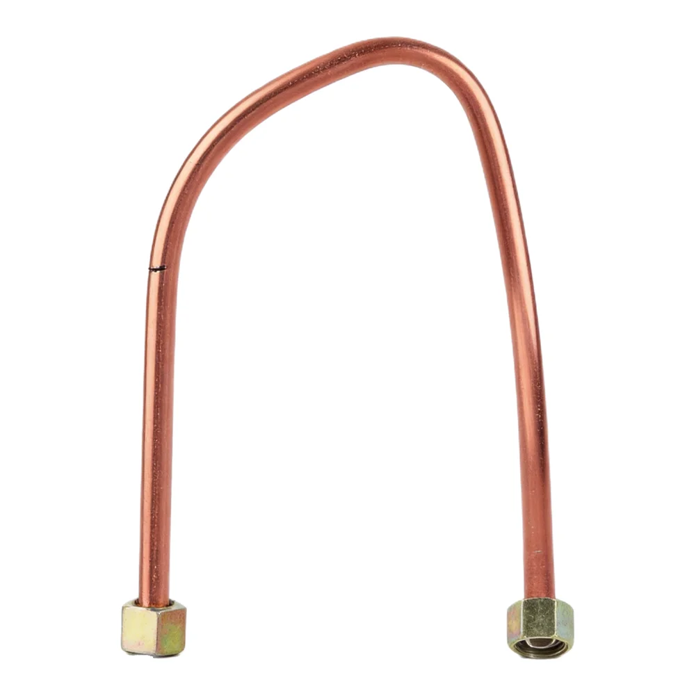 1pcs 10x450mm Aluminum Air Compressor Exhaust Tube Replacement Direct Coupled Air Compressor Intake Pipe Accessories