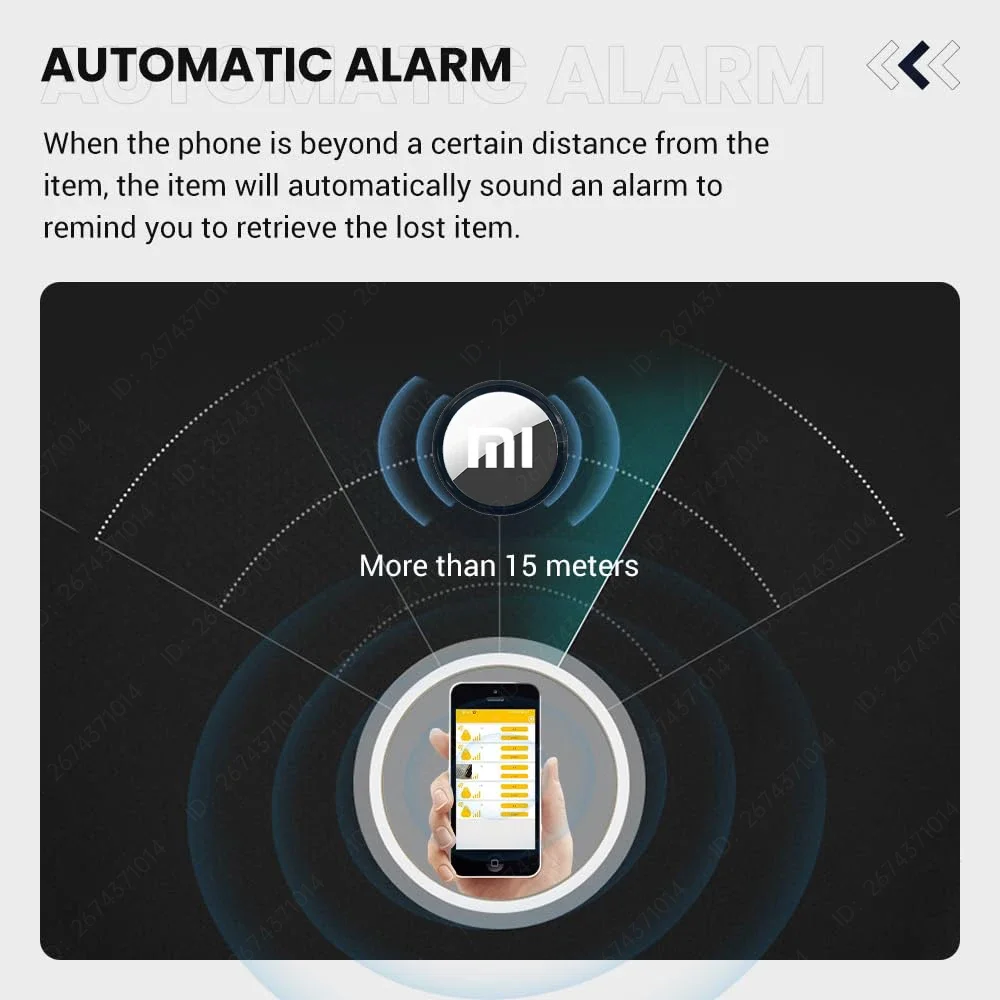 Xiaomi Portable Bluetooth Tracker Key Finder Smart Location Device Compact for Keys Wallet Pets Baggage for Tracking Belongings