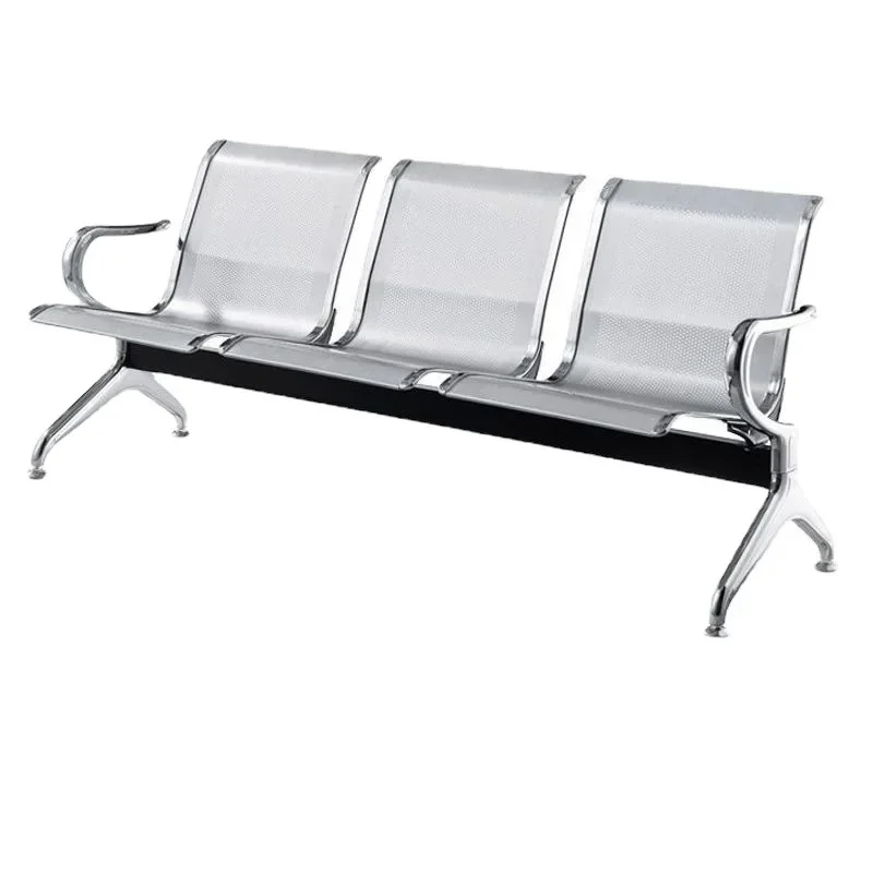 Three-seater row chairs, lounge chairs, public seats, hospital waiting infusion chairs, stainless steel airport bench chairs